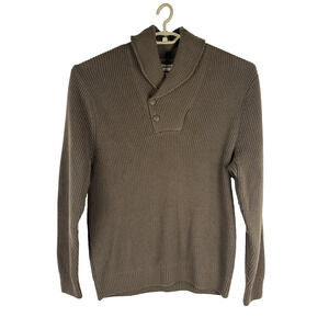 Duluth Trading Company Green Brigadier Shawl Collar Sweater Men’s Size XL